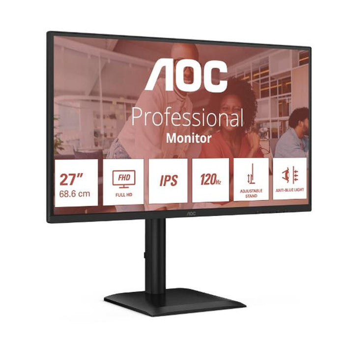 Monitor AOC 27E4U, 27" IPS WLED, 1920x1080@120Hz, 4ms GtG, 300cd m/2, 1500:1, 20M:1 DCR, Adaptive Sy