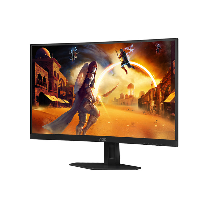 AOC C27G4ZXE, 27" Curved 1500R, VA, WLED, 1920x1080@280Hz, 1ms GtG, 0.3ms MPRT, 300cd m/2, 4000:1, 80M:1 DCR, Adaptive Sync, FlickerFree, Low Blue Light, Tilt, 2xHDMI, DP