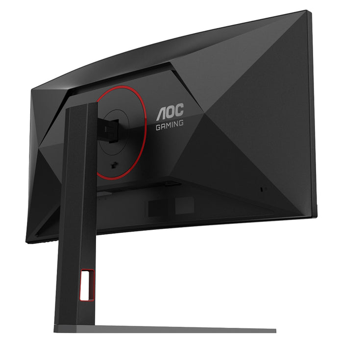 AOC CU34G4, 34" Curved 1500R VA WLED, 3440x1440@180Hz, 1ms GtG, 0.5ms MPRT, 300cd m/2, 2500:1, 80M:1 DCR, Adaptive Sync, FlickerFree, Low Blue Light, Tilt, Height Adjust, Swivel, 2xHDMI, DP
