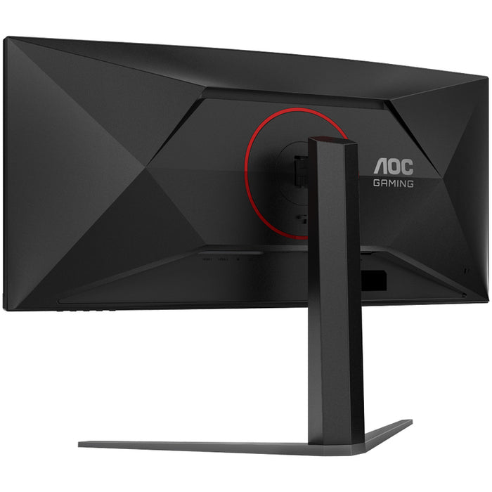 AOC CU34G4, 34" Curved 1500R VA WLED, 3440x1440@180Hz, 1ms GtG, 0.5ms MPRT, 300cd m/2, 2500:1, 80M:1 DCR, Adaptive Sync, FlickerFree, Low Blue Light, Tilt, Height Adjust, Swivel, 2xHDMI, DP