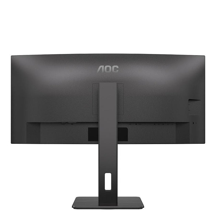 AOC CU34P3CV, 34" VA WLED, Curved 1500R, 3440x1440@100Hz, 4ms GtG, 1ms MPRT, 300cd m/2, DCR 3000:1, 50M:1, AdaptiveSync, FlickerFree, Low Blue Light, 5Wx2, Tilt, Height Adjust, Swivel, HDMI, DP, USB hub