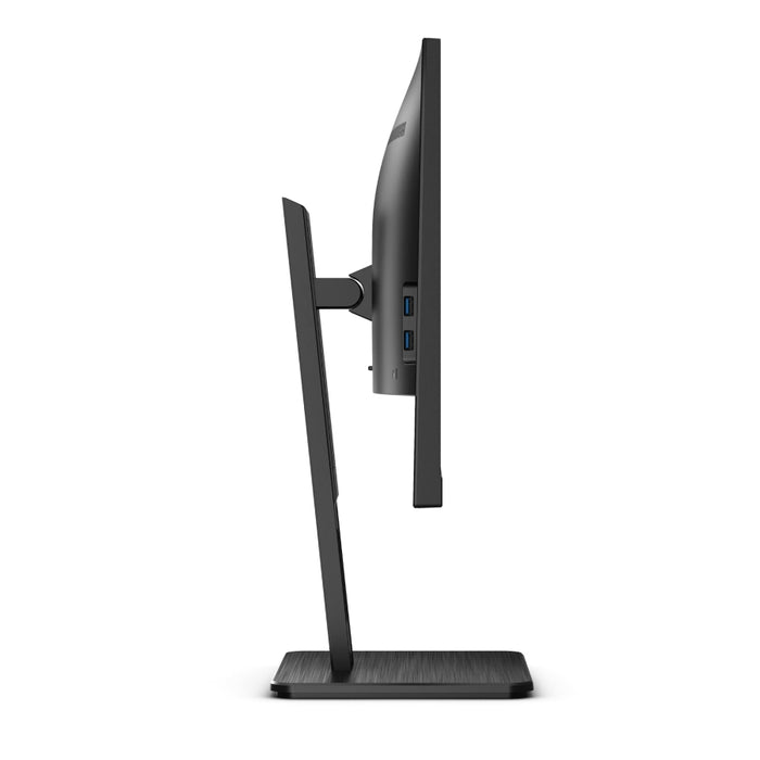 AOC Q24P2Q, 23.8" IPS WLED, 2560x1440@75Hz, 4ms GtG, 250cd m/2, 1000:1, DCR 50M:1, FlickerFree, Low Blue Light, 2Wx2, Tilt, Height Adjust, Pivot, Swivel, D-SUB, HDMI, DP, USB hub
