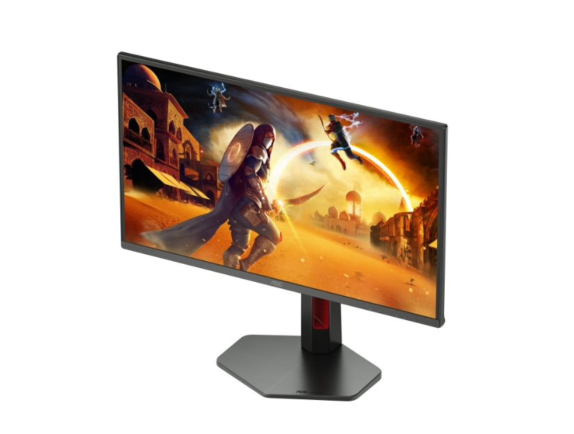 AOC Q25G4SR, 24.5" IPS WLED, 2560x1440@300Hz, 1ms GtG, 0.3ms MPRT, 400cd m/2, 1000:1, 80M:1, Adaptive Sync, FlickerFree, Low Blue Light, 2Wx2, Tilt, Height Adjust, Pivot, Swivel, 2xHDMI, DP