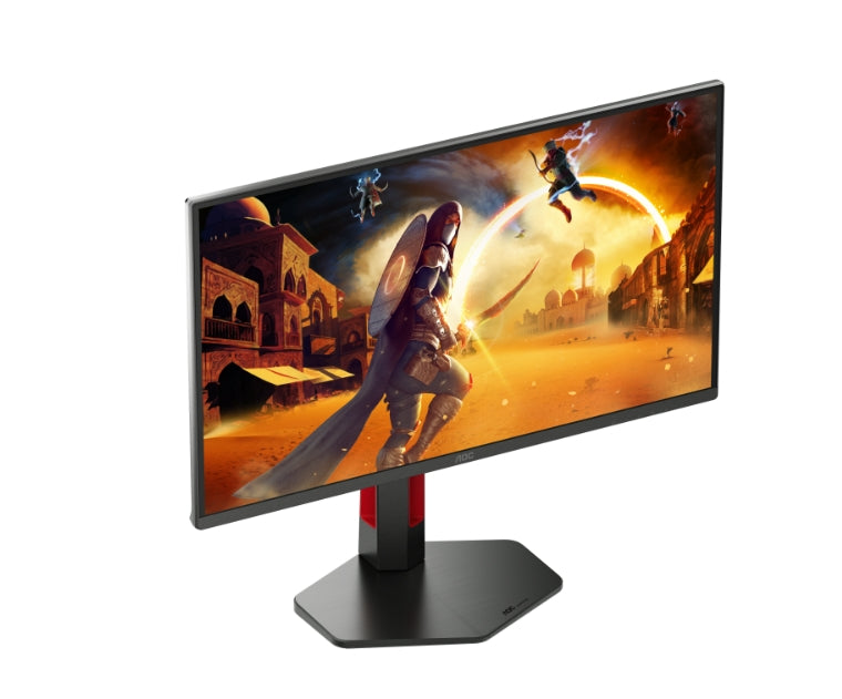 AOC Q25G4SR, 24.5" IPS WLED, 2560x1440@300Hz, 1ms GtG, 0.3ms MPRT, 400cd m/2, 1000:1, 80M:1, Adaptive Sync, FlickerFree, Low Blue Light, 2Wx2, Tilt, Height Adjust, Pivot, Swivel, 2xHDMI, DP