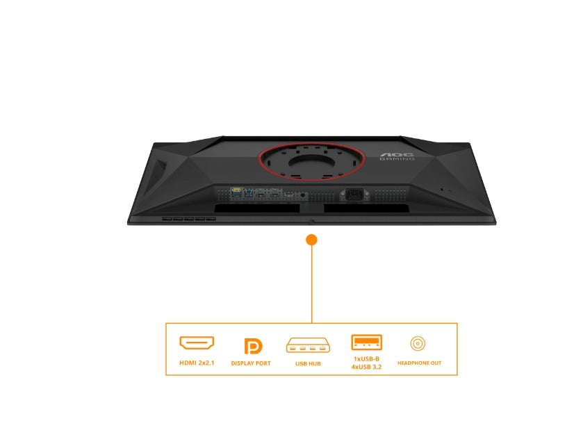 AOC Q27G4ZD, 27" QD-OLED, 2560x1440@280Hz, 0.03ms GtG, 1.5M:1, 1000cd m/2, Adaptive Sync, FlickerFree, Anti Blue Light, Tilt, Height Adjust, Pivot, Swivel, 2xHDMI, DP, USB hub
