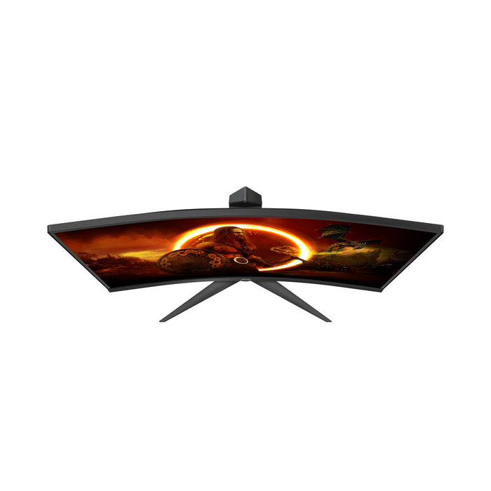 AOC C27G2Z3/BK, 27" Curved 1500R VA WLED, 1920x1080@280Hz, 1ms GtG, 0.5MPRT, 300cd m/2, 4000:1, 80M:1 DCR, Adaptive Sync, FlickerFree, Blue Light tech. Soft., Tilt, Height Adjust, Swivel, 2xHDMI, DP