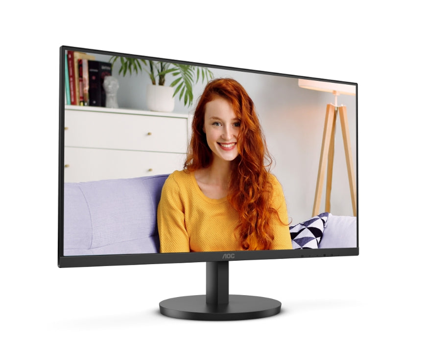 AOC U27B3A, 27" IPS WLED, 3840x2160@60Hz, 4ms GtG, 350cd m/2, 1000:1, DCR 20M:1, Adaptive Sync, FlickerFree, Low Blue Light, 2Wx2, Tilt, 2xHDMI, DP