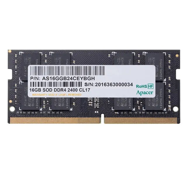Apacer 16GB Notebook Memory - DDR4 SODIMM 2666MHz - Памети за преносими компютри<<<APACER памети и