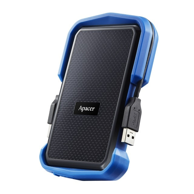 Apacer AC631, 2TB 2.5" SATA HDD USB 3.2 Military-Grade Shockproof Portable Hard Drive