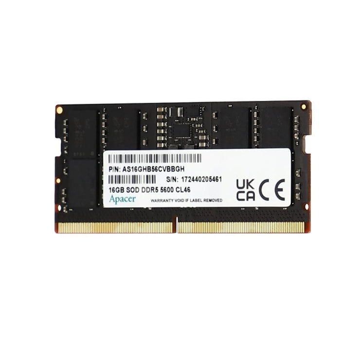 Apacer 16GB Notebook Memory - DDR5 SODIMM 5600Hz