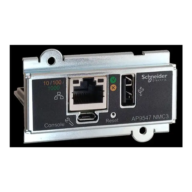 APC Network Management Card 3 UPS Network Management Cards for Easy UPS 3 Series 3-Phase remotely monitor and manage