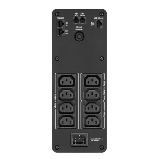 APC Back UPS Pro BR 1600VA, 230V, Sinewave, 8 Outlets, AVR, LCD interface