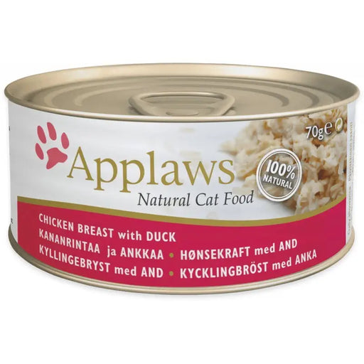 APPLAWS Natural Cat Food Chicken breast with duck - wet cat food - 70g - Wet foodDLK-KAM<<<For the catDLK<<<ActionPL