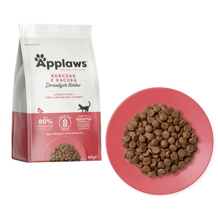 APPLAWS Adult Chicken with duck - dry cat food - 400g