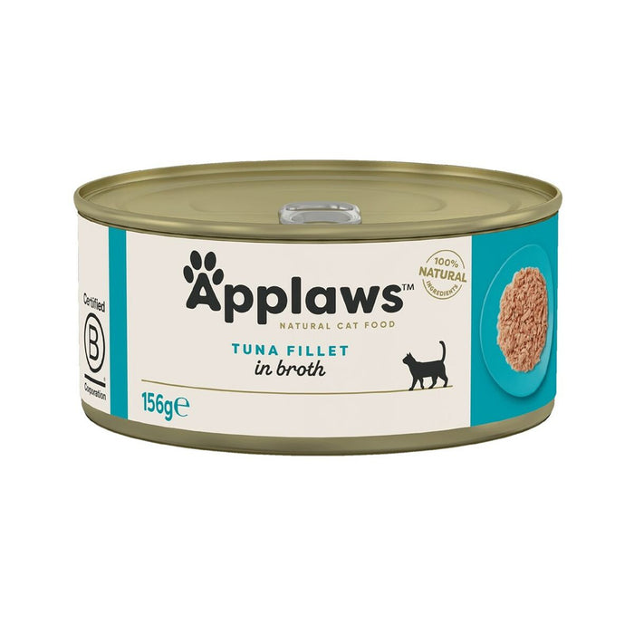 Cat food Applaws Tuna fillet in broth Tuna Fish 156 g