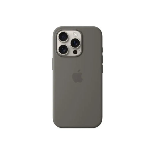 Apple iPhone 16 Pro Silicone Case with MagSafe - Stone Gray - Accessories<<<APPLE iPhone<<<APPLE<<<PolyComp