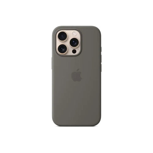 Apple iPhone 16 Pro Silicone Case with MagSafe - Stone Gray - Accessories<<<APPLE iPhone<<<APPLE<<<PolyComp