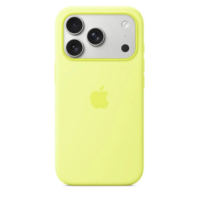 Apple iPhone 17 Pro Silicone MagSafe Case – Neon Yellow mgff4 - Калъфи за телефони<<<Аксесоари за