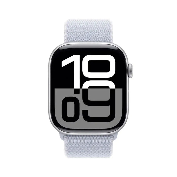 APPLE Watch S10 Cellular 42mm Silver Alu Case with Blue Cloud Sport Loop - Смарт часовници<<<Преносими