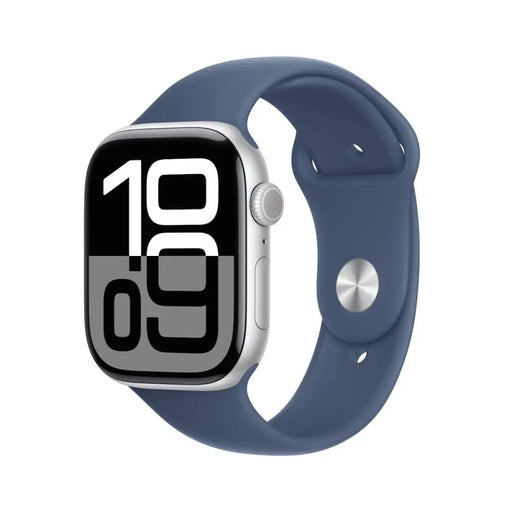 APPLE Watch S10 Cellular 42mm Silver Alu Case with Denim Sport Band SM - Смарт часовници<<<Преносими