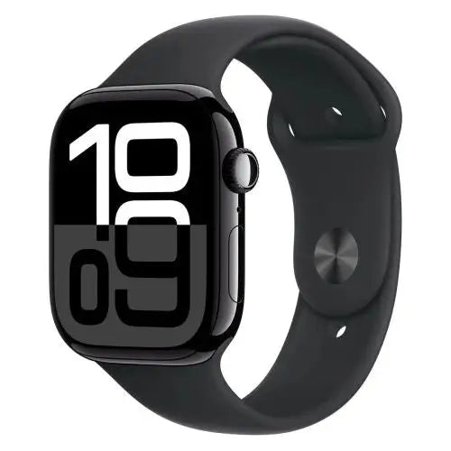APPLE Watch S10 Cellular 46mm Jet Black Alu Case with Black Sport Band ML - Смарт часовници<<<Преносими