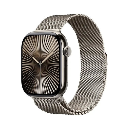 APPLE Watch S10 Cellular 46mm Natural Titanium Case with Natural Milanese Loop SM - Смарт часовници<<<Преносими
