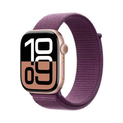APPLE Watch S10 Cellular 46mm Rose Gold Alu Case with Plum Sport Loop - Смарт часовници<<<Преносими