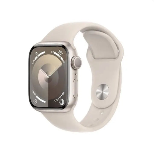 APPLE Watch S9 GPS 41mm Starlight Alu Case w Starlight Sport Band S/M - Смарт часовници<<<Преносими