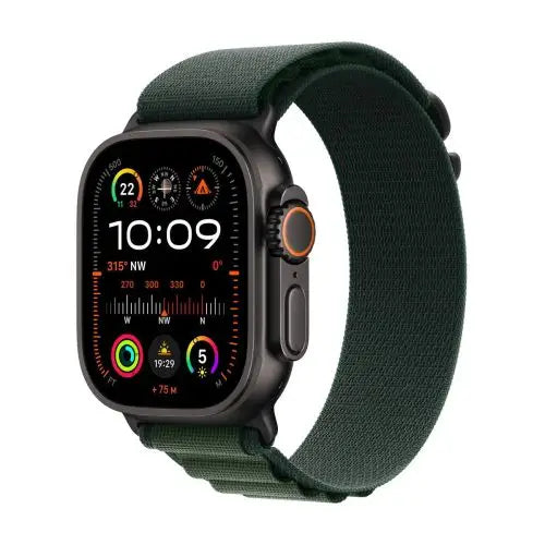 Apple Watch Ultra 2 GPS + Cellular 49mm Titanium case with Alpine Band Dark Green EU MX4R3 - Smart