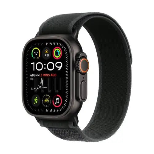 Apple Watch Ultra 2 GPS + Cellular 49mm Titanium case with Trail Band Black M/L EU MX4V3 - Smart