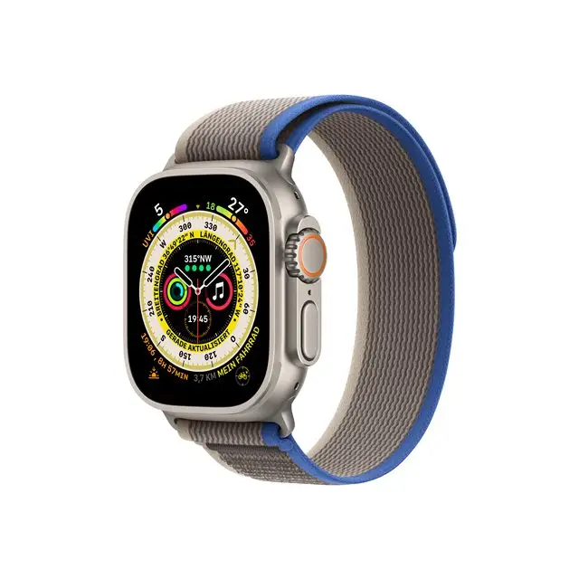 APPLE WATCH ULTRA 49mm TI BLU/G TL S/M - Смарт часовници<<<Преносими устройства<<<Телеком и Преносими устройства<<<ALSO