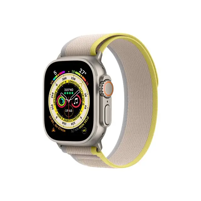 APPLE WATCH ULTRA 49mm TI YLW/B TL M/L - Смарт часовници<<<Преносими устройства<<<Телеком и Преносими устройства<<<ALSO