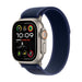 Apple Watch Ultra2 v2 Cellular 49mm Natural Titanium Case with Blue Trail Loop - M/L - Watch<<<APPLE