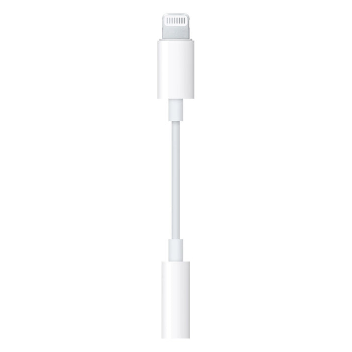 Apple MMX62ZM/A Lightning to 3.5mm Mini Jack Female Adapter White