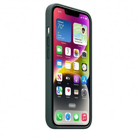 Case Apple iPhone 14 Leather Forest Green mpp53