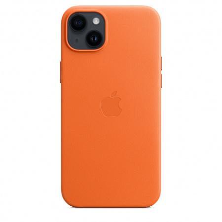 Case Apple iPhone 14 Plus Leather Orange mppf3