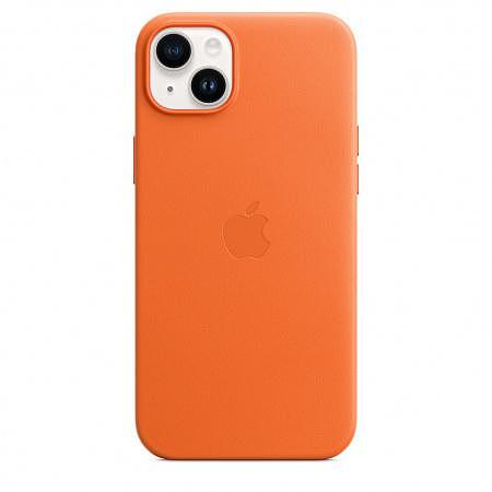 Case Apple iPhone 14 Plus Leather Orange mppf3