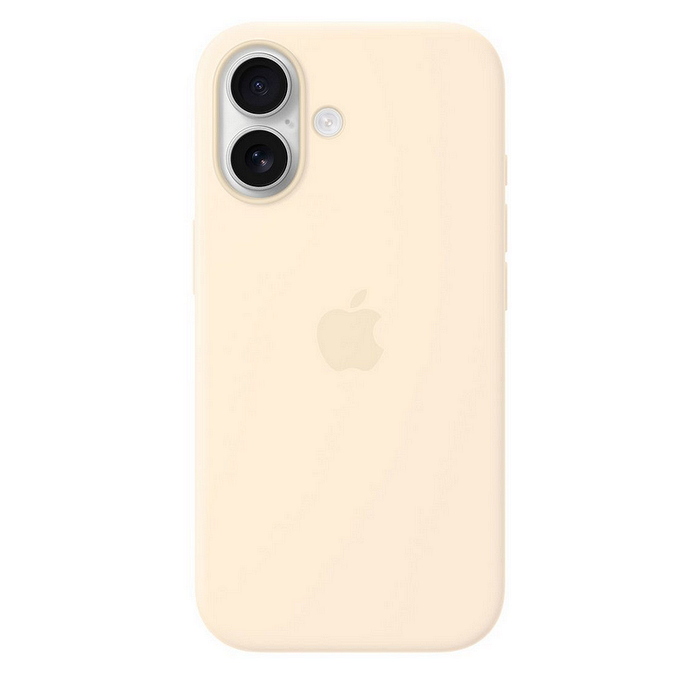 Apple iPhone 17 Silicone MagSafe Vanilla Case mhvm4