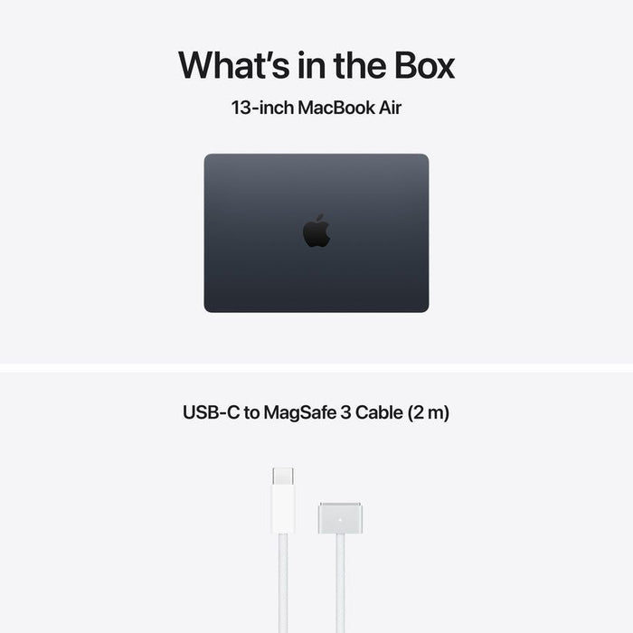 Laptop Apple MacBook Air 13" M5 512GB Midnight mdhe4 , 13.60 , 16 , 512 , Apple M5 , Apple M5 10 Core , Apple M5 8 Core GPU , Mac OS
