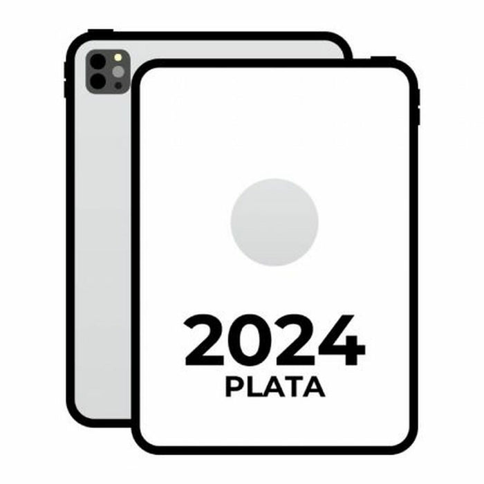 Tablet Apple iPad Pro 2024 11" Octa Core 8 GB RAM 512 GB Silver