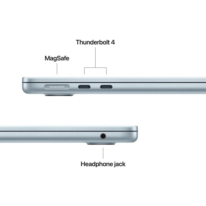 Apple MacBook Air 13.6: Apple M5 chip with 10-core CPU and 10-core GPU, 24GB, 1TB SSD - Sky Blue