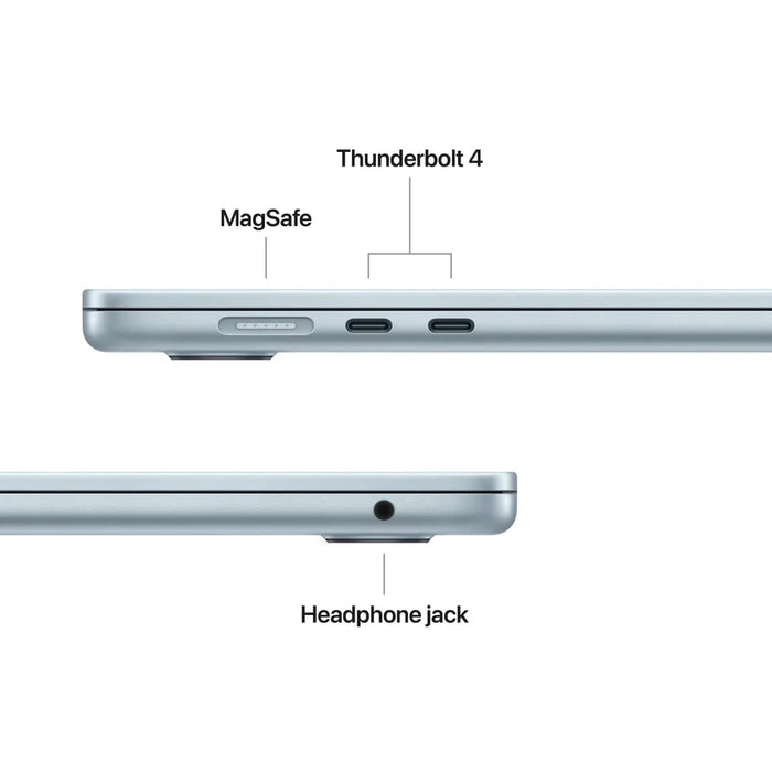 Apple MacBook Air 15.3: Apple M5 chip with 10-core CPU and 10-core GPU, 24GB, 1TB SSD - Sky Blue