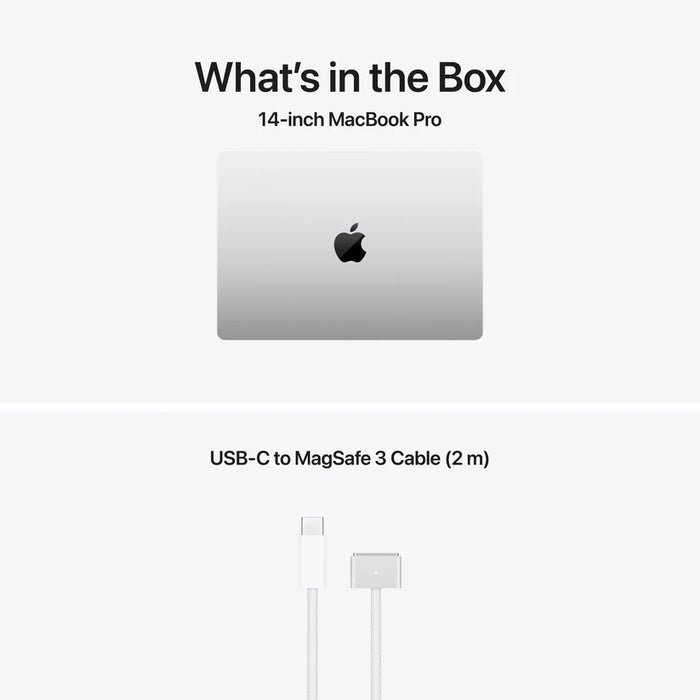 Apple 14-inch MacBook Pro: Apple M5 Pro chip with 15-core CPU and 16-core GPU, 24GB, 1TB SSD - Silver