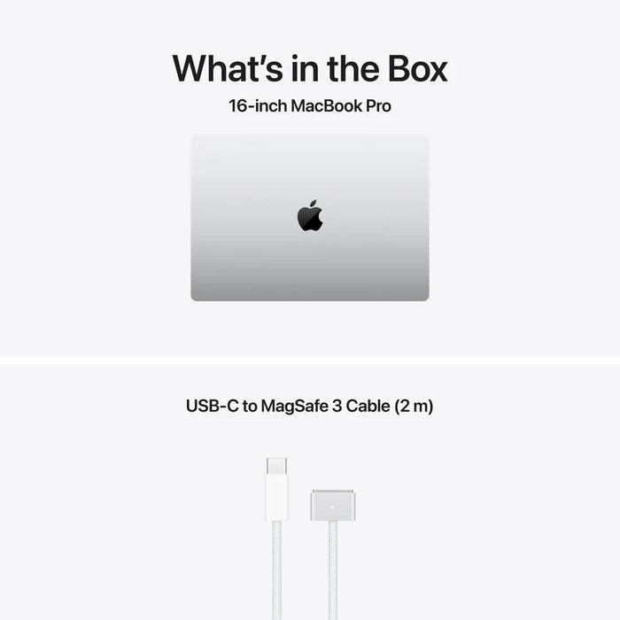 Apple 16-inch MacBook Pro: Apple M5 Max chip with 18-core CPU and 40-core GPU, 48GB, 2TB SSD - Silver