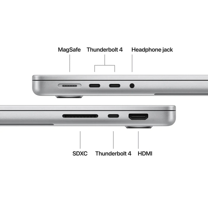 Apple 14-inch MacBook Pro: Apple M5 chip with 10-core CPU and 10-core GPU, 32GB, 1TB SSD - Silver