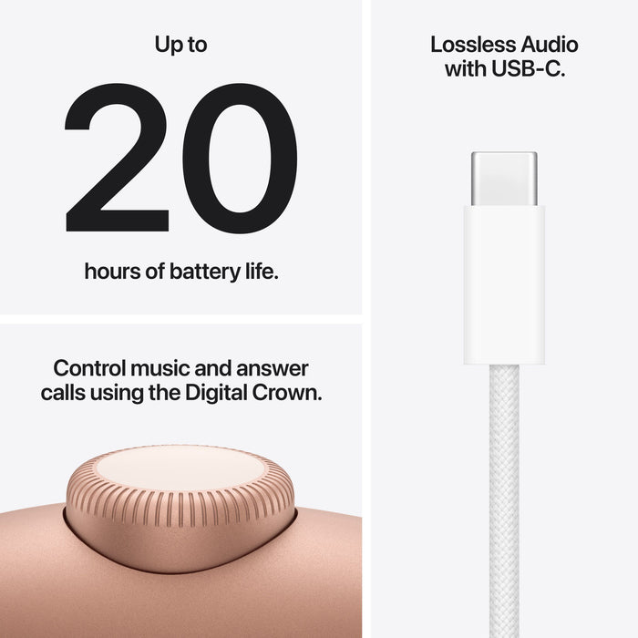 Headphones with microphone Apple Airpods Max 2 - Orange mhwn4, Bluetooth, OVER-EAR
