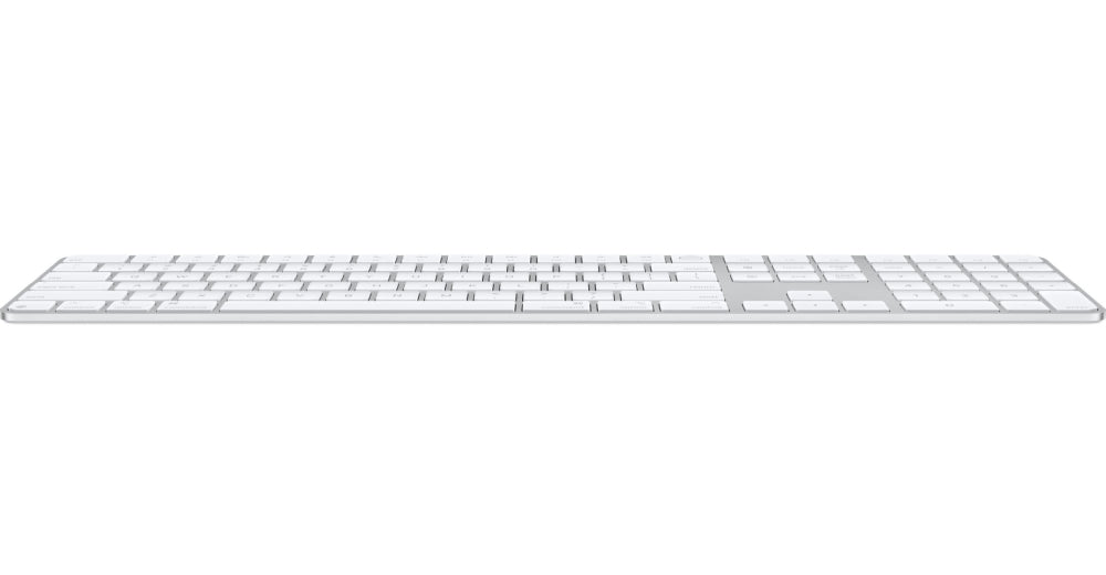 Apple Magic Keyboard (2024) w Touch ID and Numeric Keypad - International English - White Keys