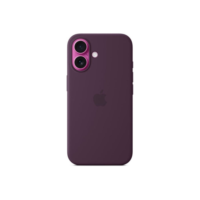 Apple iPhone 16 Silicone Case with MagSafe - Plum