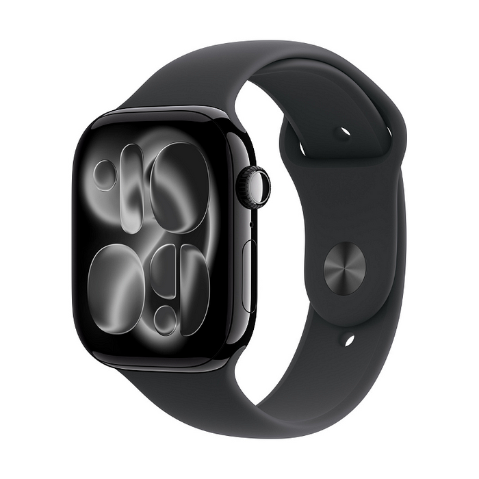 Smart watch Apple Watch 11 46mm Jet Black/Black Band M/L meux4 , 2.00 , Apple S10 SiP 64-bit Dual Core , 64