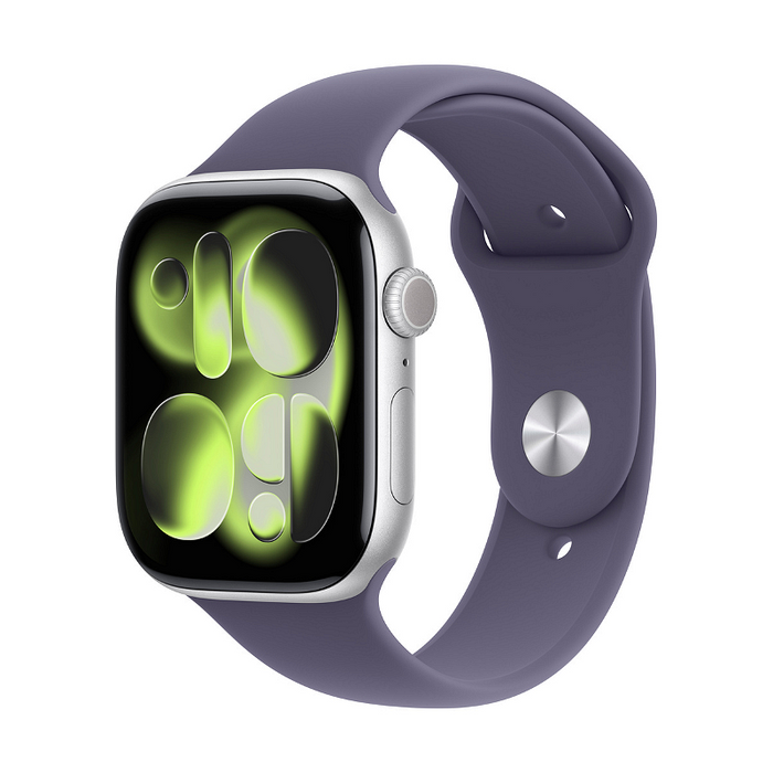 Smart watch Apple Watch 11 46mm Silver/Purple Band S/M mev94 , 2.00 , Apple S10 SiP 64-bit Dual Core , 64